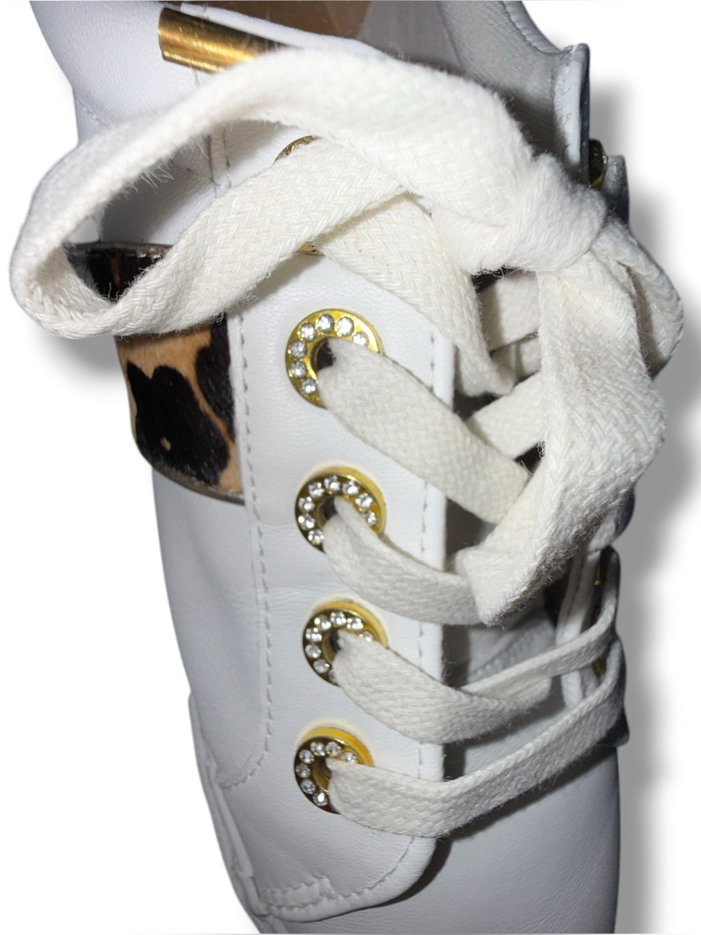 LILLY PULITZER – Lux Hallie Leopard Sneaker – Resort White – Women’s Size 10 - Picture 5 of 14